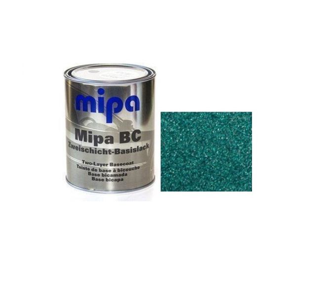 Базова автоемаль "Mipa 385 Смарагд" 1л (металік) [Міпа]