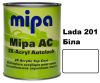 Автоемаль акрилова "Lada 201 Біла Mipa" 1л [Міпа лада]
