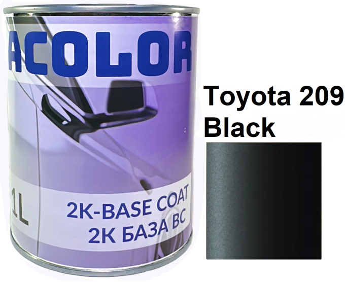 Базова автоемаль (металік) "209 Toyota ACOLOR" 1л