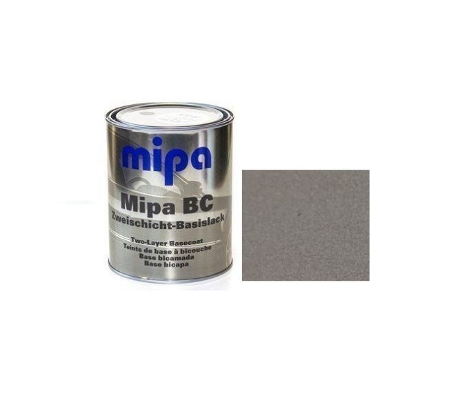 Базова автоемаль (металік) "Mipa Daewoo 04U Medium grey met" 1л [Міпа 04У Медіум Грей мет]