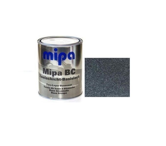 Базова автоемаль "Mipa 80F Daewoo Black Pearl" 1л (металік) [Міпа Део 80Ф Блек Перл]