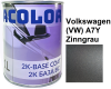 Базова автоемаль (металік) "Volkswagen (VW) A7Y Zinngrau ACOLOR" 1л