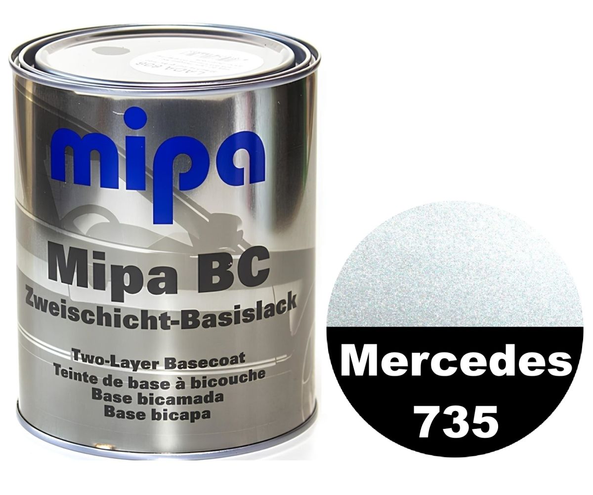 Базова автоемаль (металік) "Mipa Mercedes 735 Astralsilber" 1л