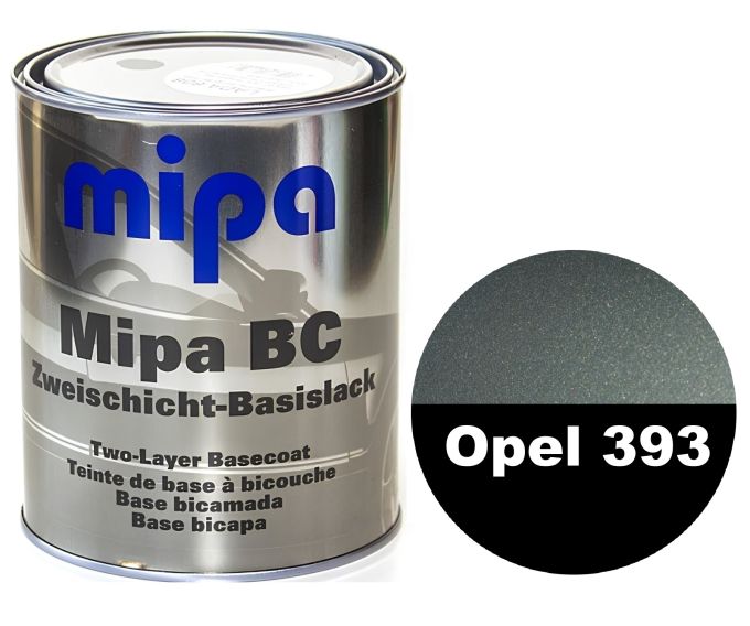 Базова автоемаль (металік) "Mipa Opel 393 Bambusgruen" 1л [Міпа Опель 393 Бамбусгруен]