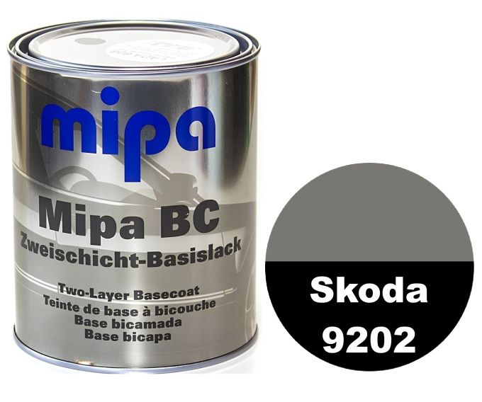 Базова автоемаль (металік) "Mipa Skoda 9202 Cappuccino Beige" [Міпа Шкода 9202 Капуччино Біж]