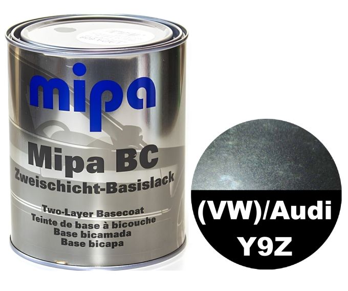 Базова автоемаль (металік) "Mipa Volkswagen/Audi (VW) Y9Z Panthero" 1л [Міпа Фольксваген/Ауді І9З Пантеро]