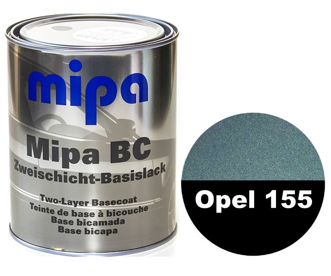 Базова автоемаль (металік) "Mipa Opel 155 Moonland met" 1л [Міпа Опель 155 Мунленд мет]