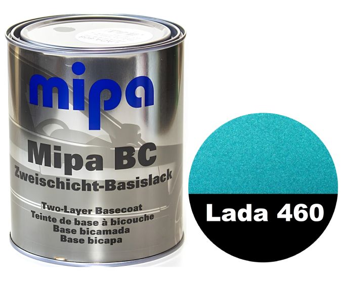 Базова автоемаль "Lada 460 Аквамарин Mipa" 1л (металік) [Міпа Лада 460]