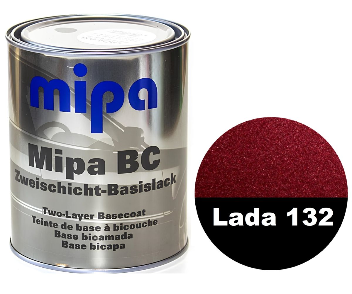 Базова автоемаль "Lada 132 Вишня Mipa" 1л (металік) [Міпа Лада 132]