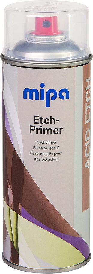Кислотний ґрунт в аерозолі "Mipa Spray Wash/Etch primer" 400мл [Міпа]