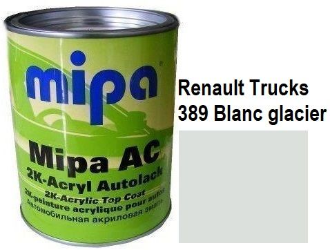Автоемаль акрилова "Renault Trucks 389 Blanc glacier Mipa" 1л [Міпа Рено 389]